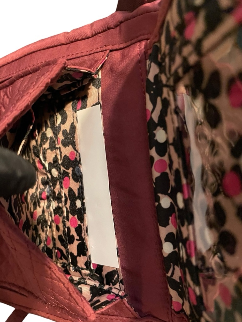 Vera Bradley Quilted Crossbody Bag in Dusty Rose NWT - Picture 4 of 8